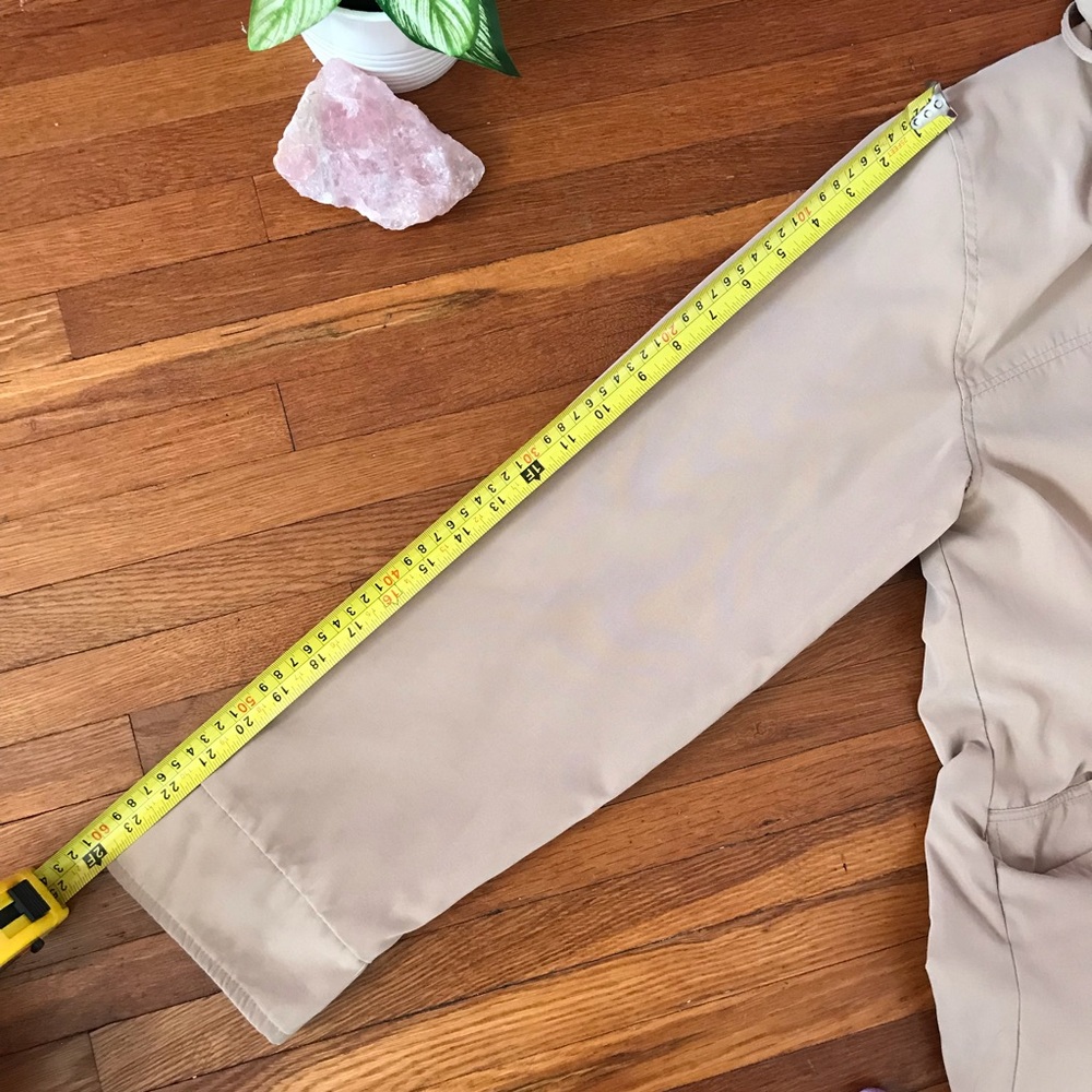 Studio Works Tan Hooded Jacket Size Medium - Picture 7 of 7